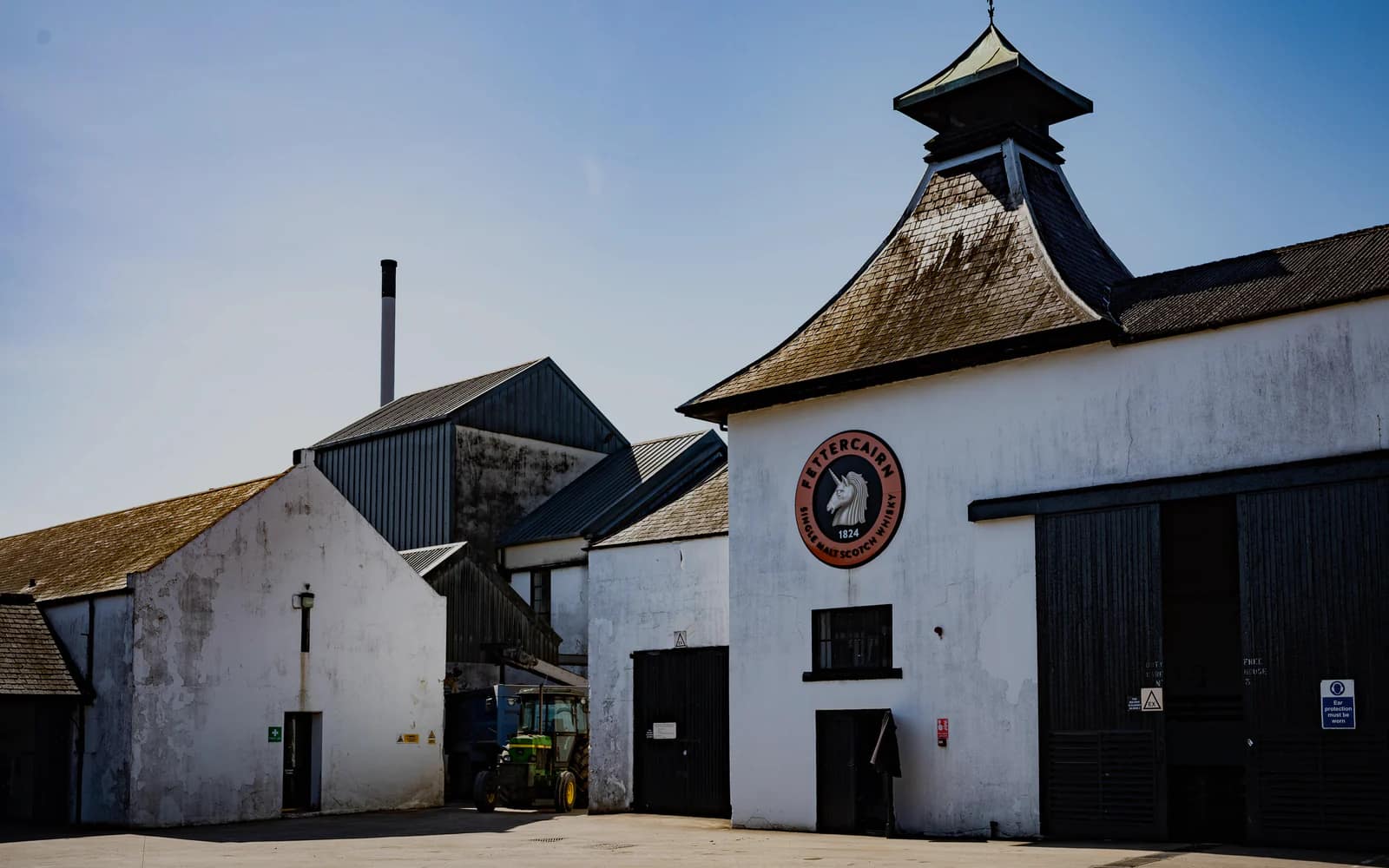 Landscape photograph of Fettercairn distillery.