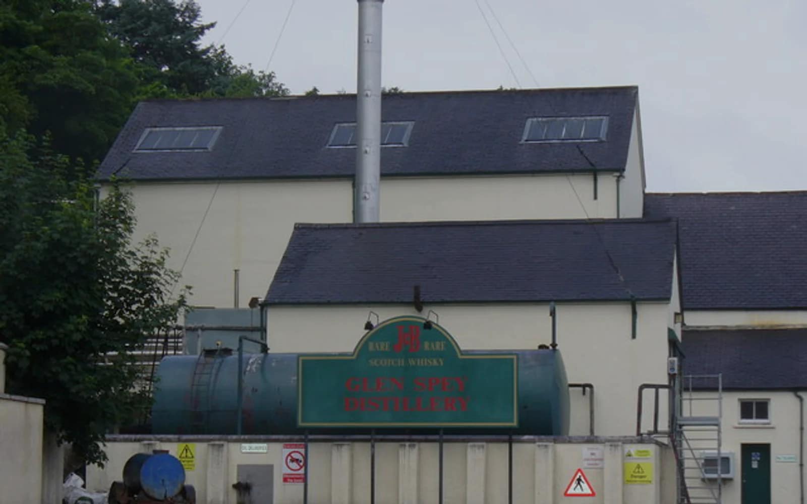 Landscape photograph of Glen Spey distillery.