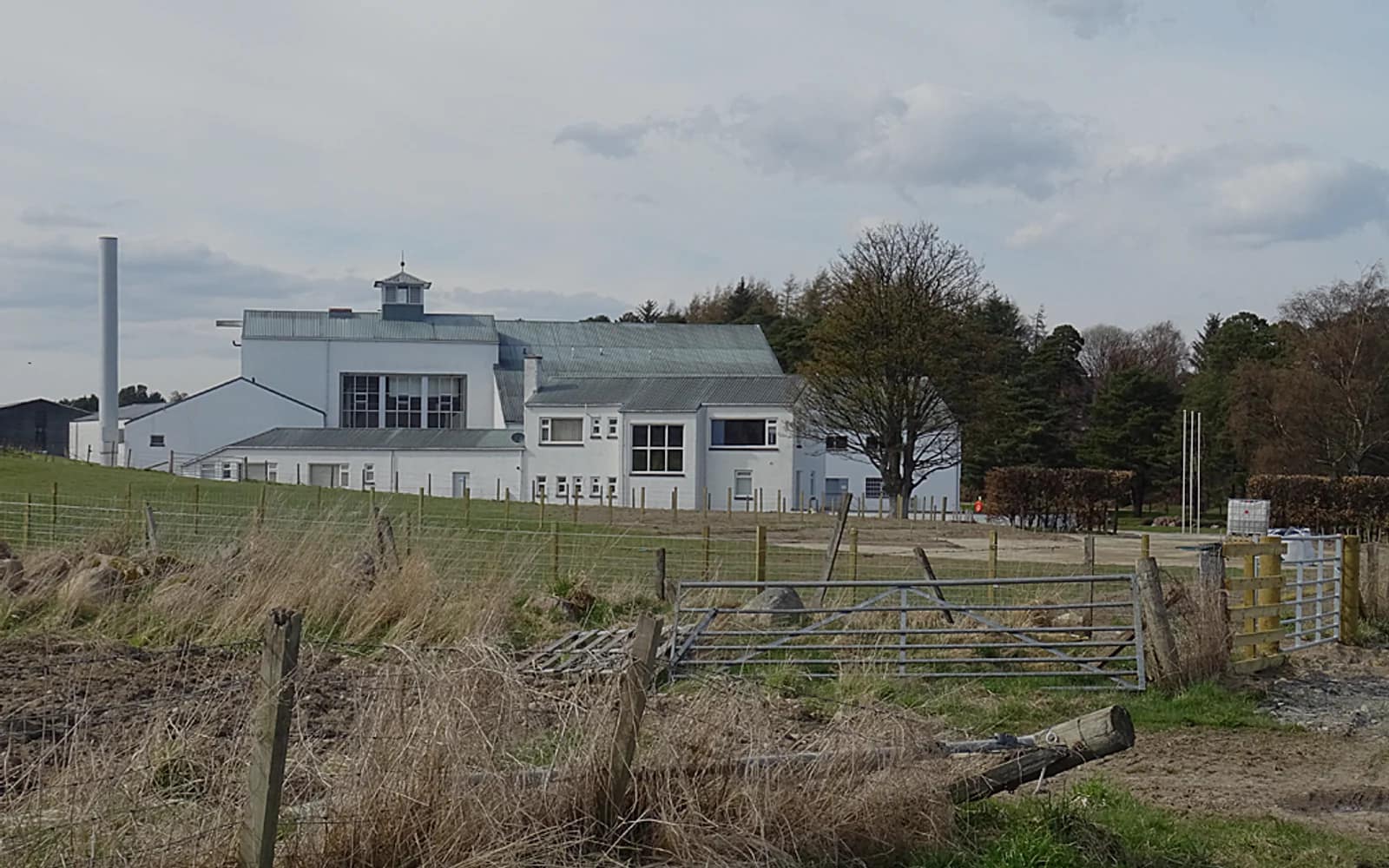 Landscape photograph of GlenAllachie distillery.