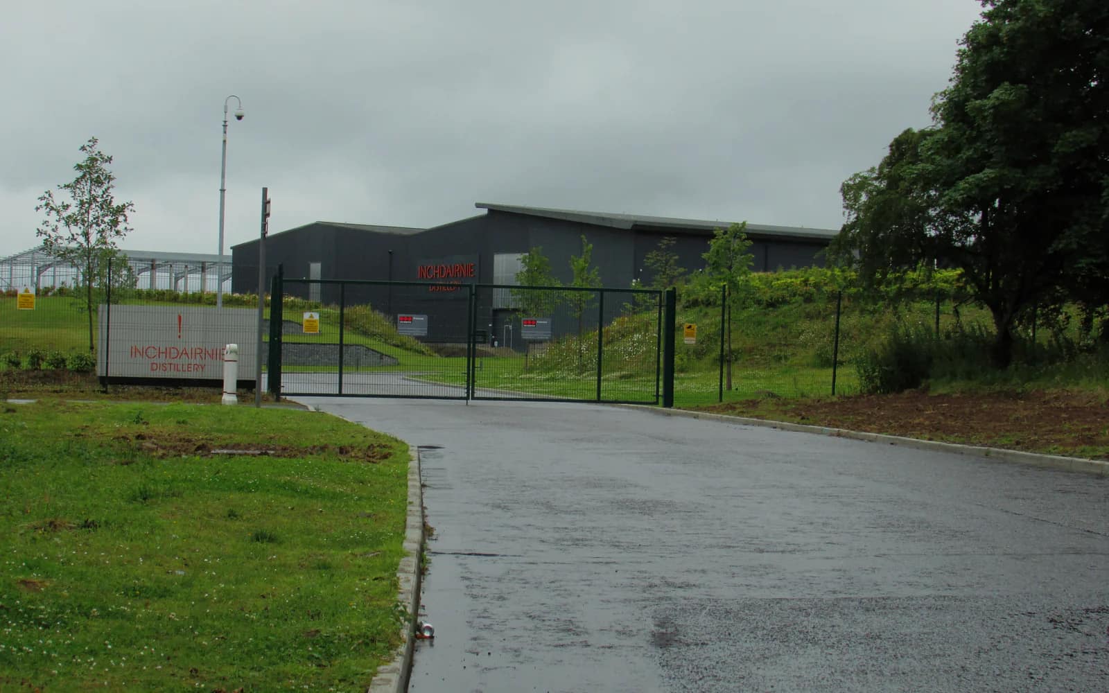 Landscape photograph of Glenrothes distillery.
