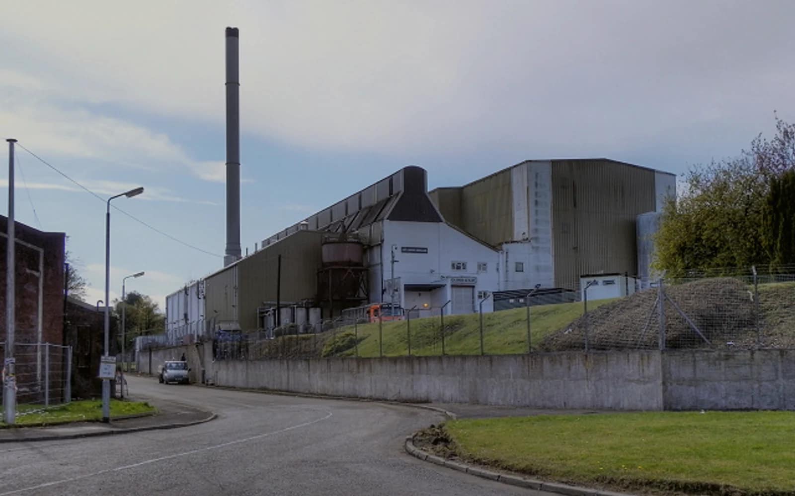 Landscape photograph of Loch Lomond Grain distillery.