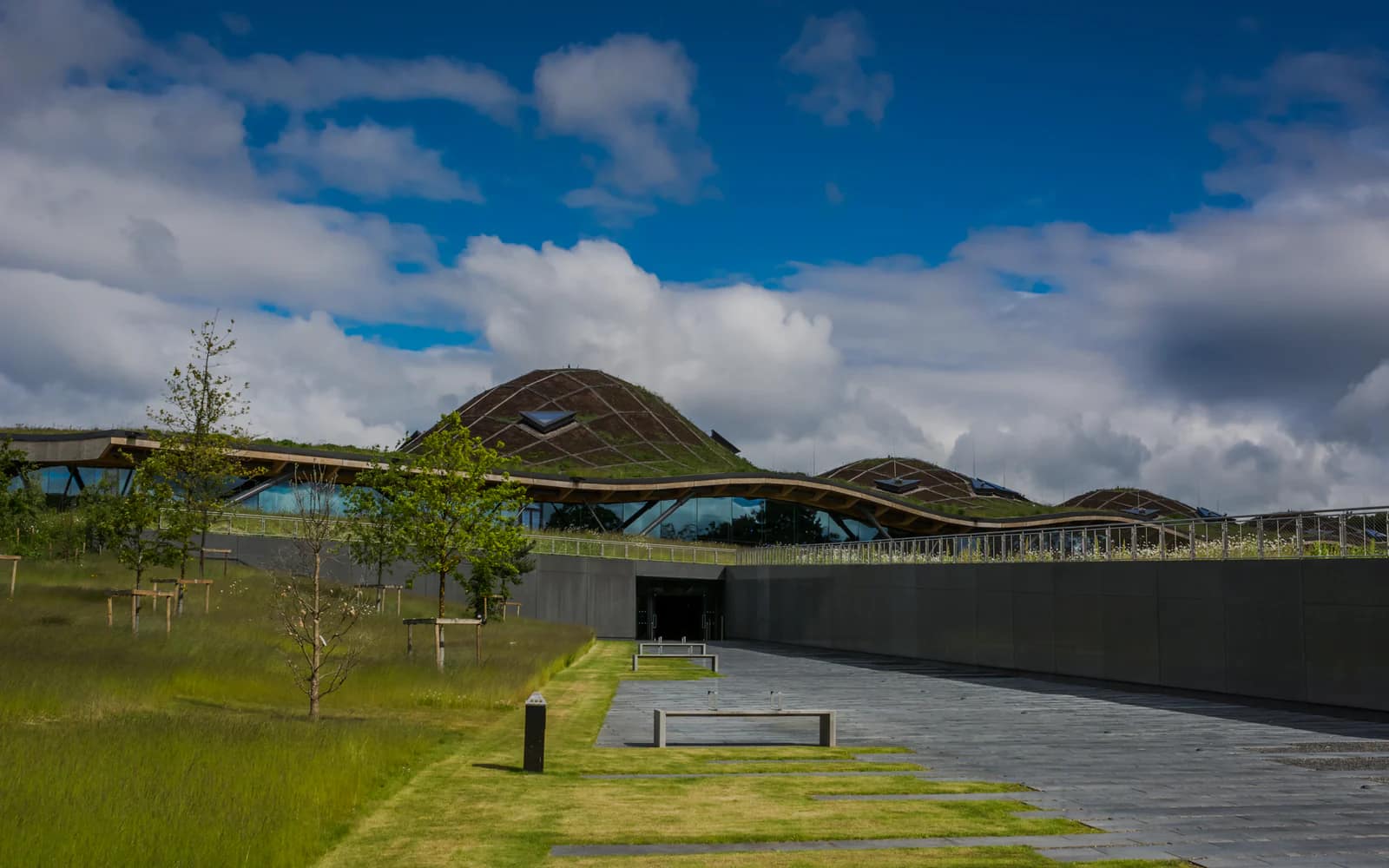 Landscape photograph of Macallan distillery.