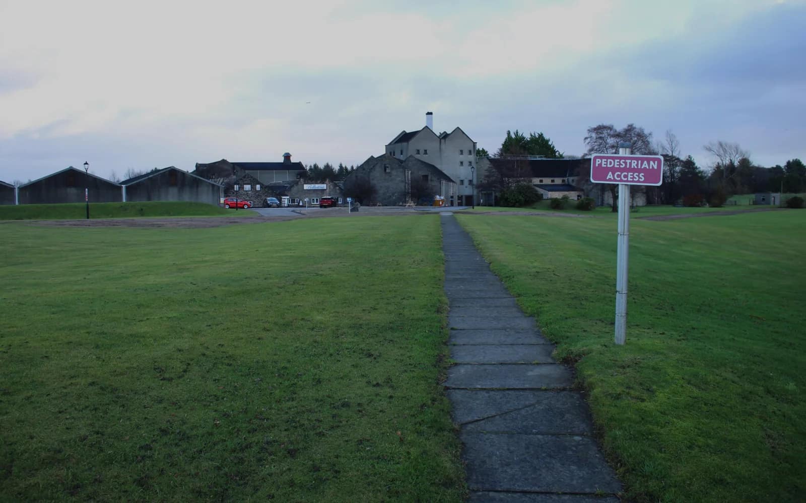 Landscape photograph of Miltonduff distillery.