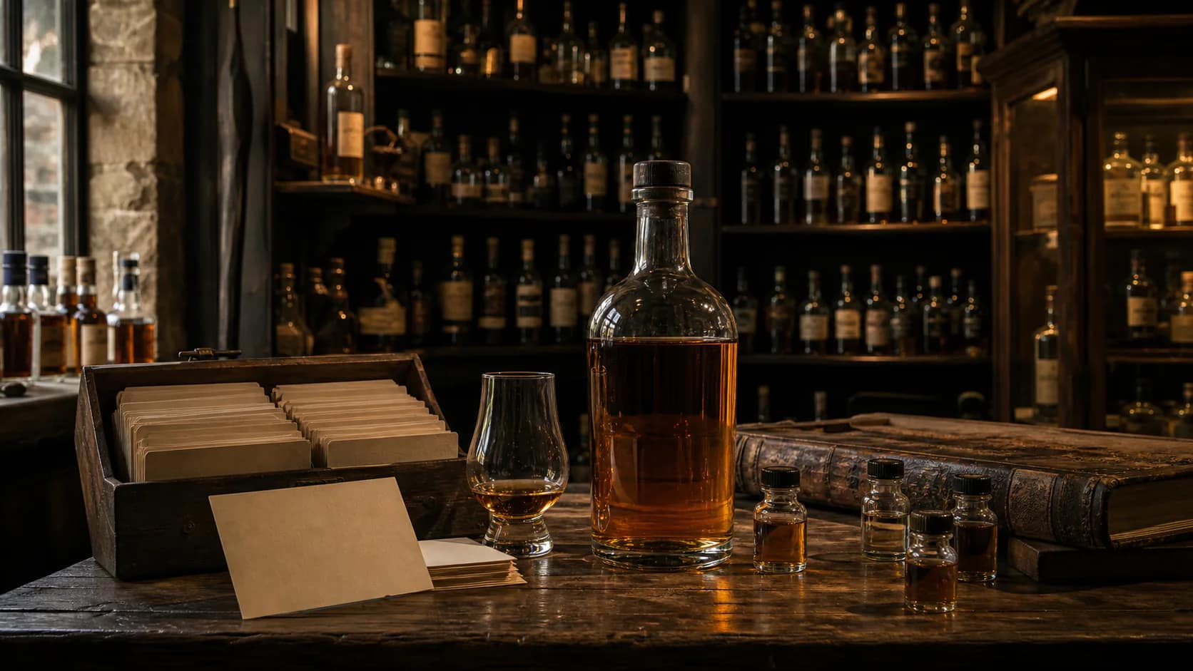 Editorial illustration for Master of Malt and The Whisky Exchange..