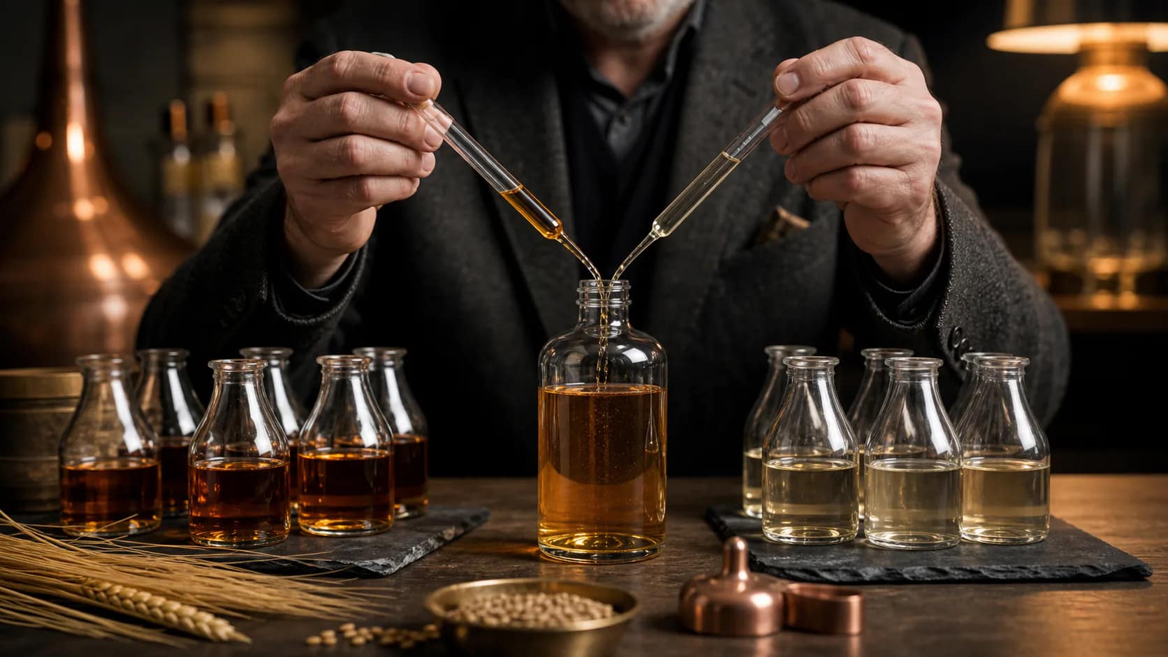 Editorial illustration for Blended Scotch Whisky..