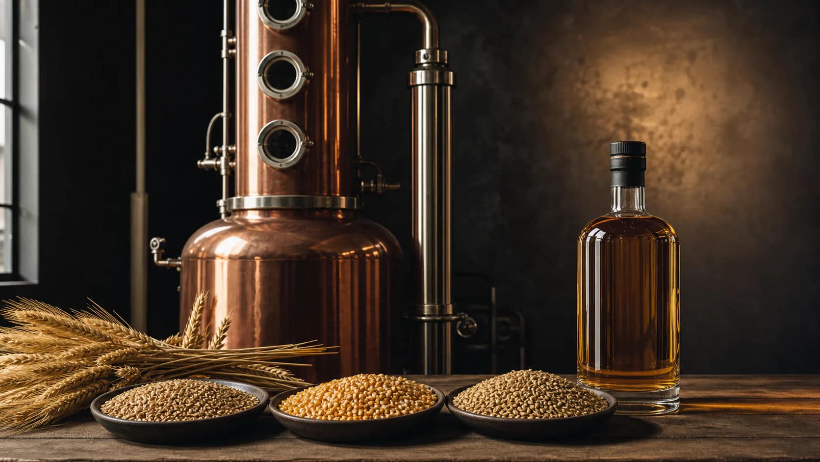 Editorial illustration for Single Grain Scotch Whisky..