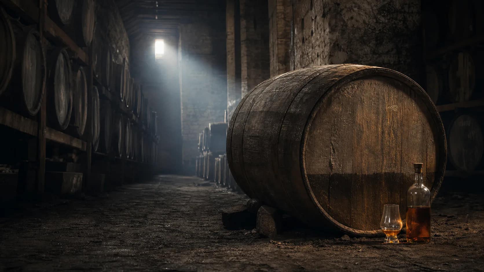 Editorial illustration for Older whisky.