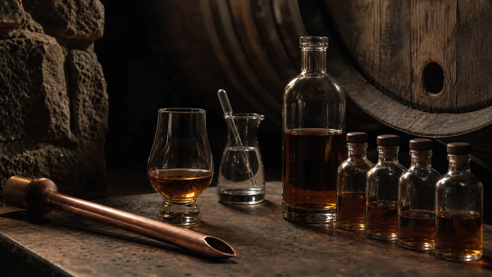 Editorial illustration for Cask-strength and limited releases.