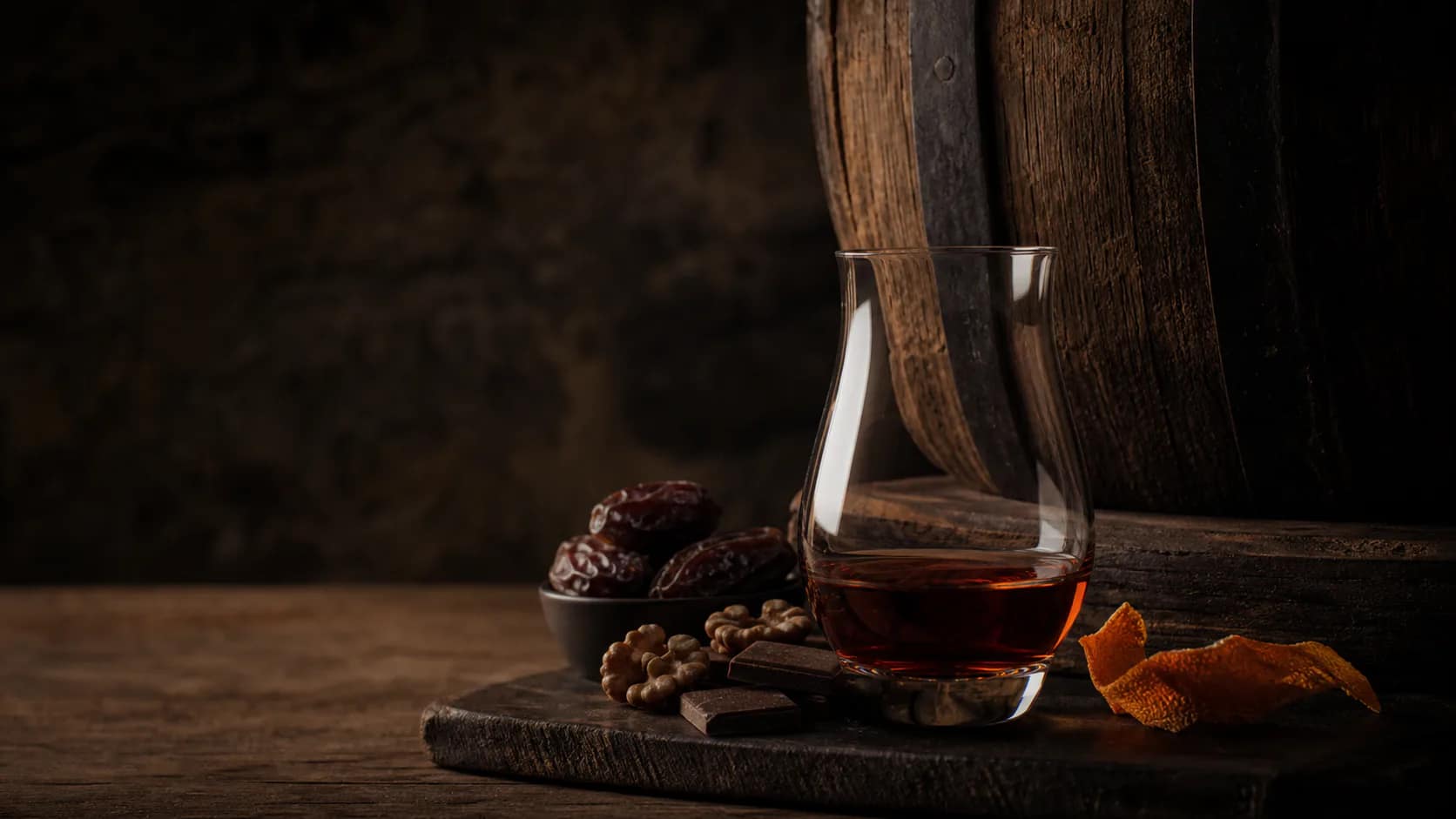 Editorial illustration for Old sherry-cask GlenDronach beneath the story..