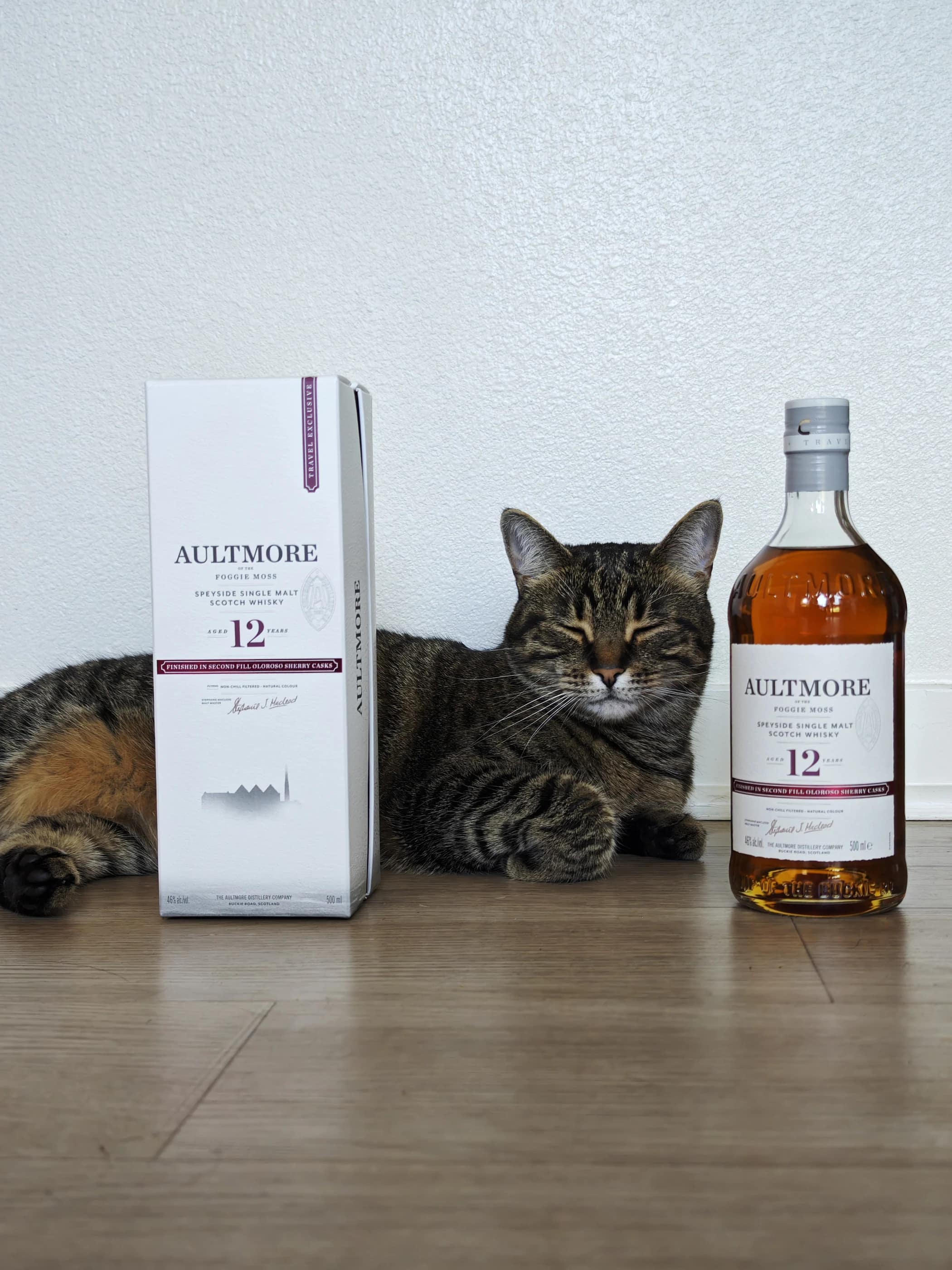 Collection photograph filed under the owner-supplied working label “Aultmore 12”; bottle facts await review.