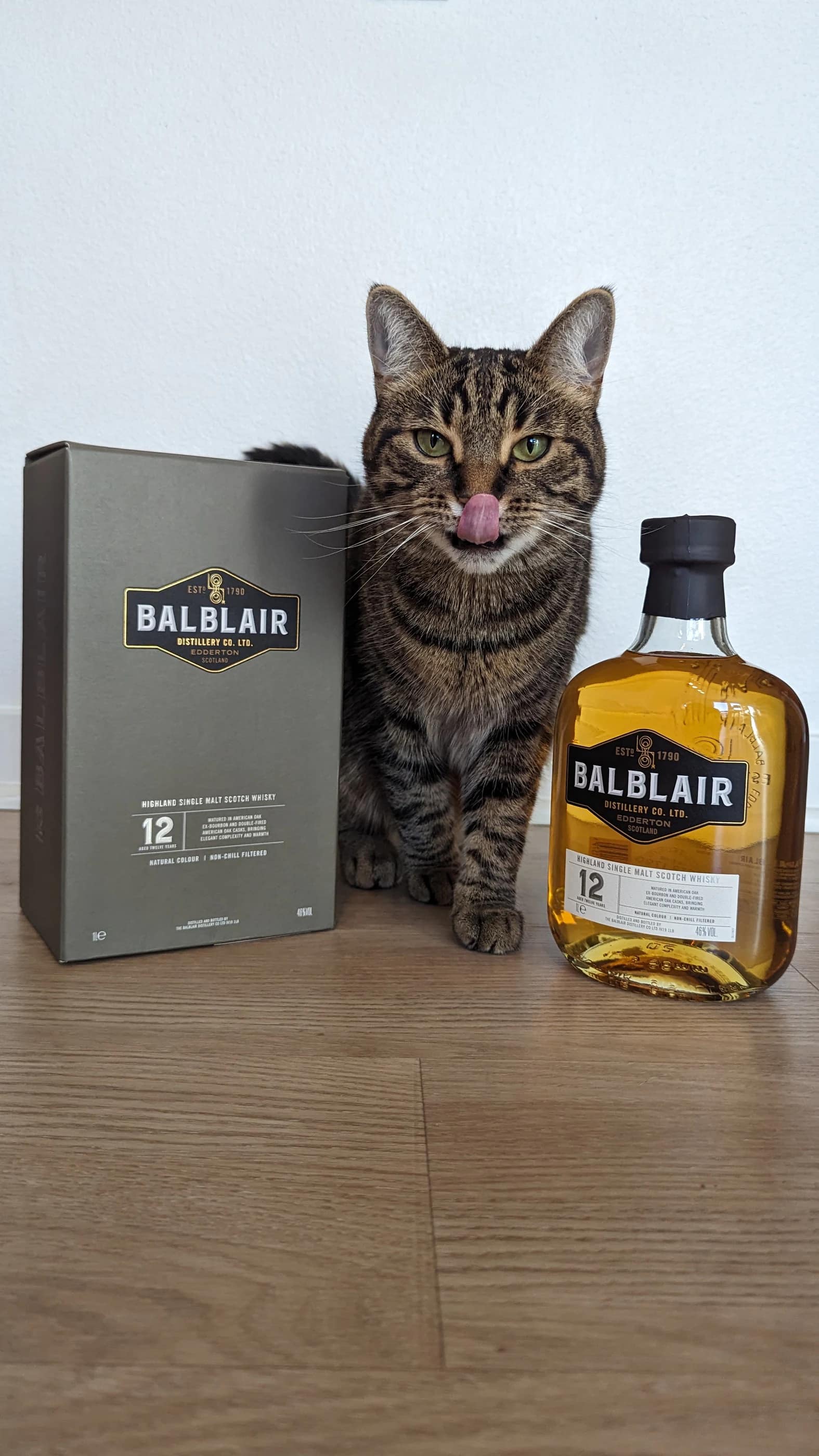 Collection photograph filed under the owner-supplied working label “Balblair 12”; bottle facts await review.