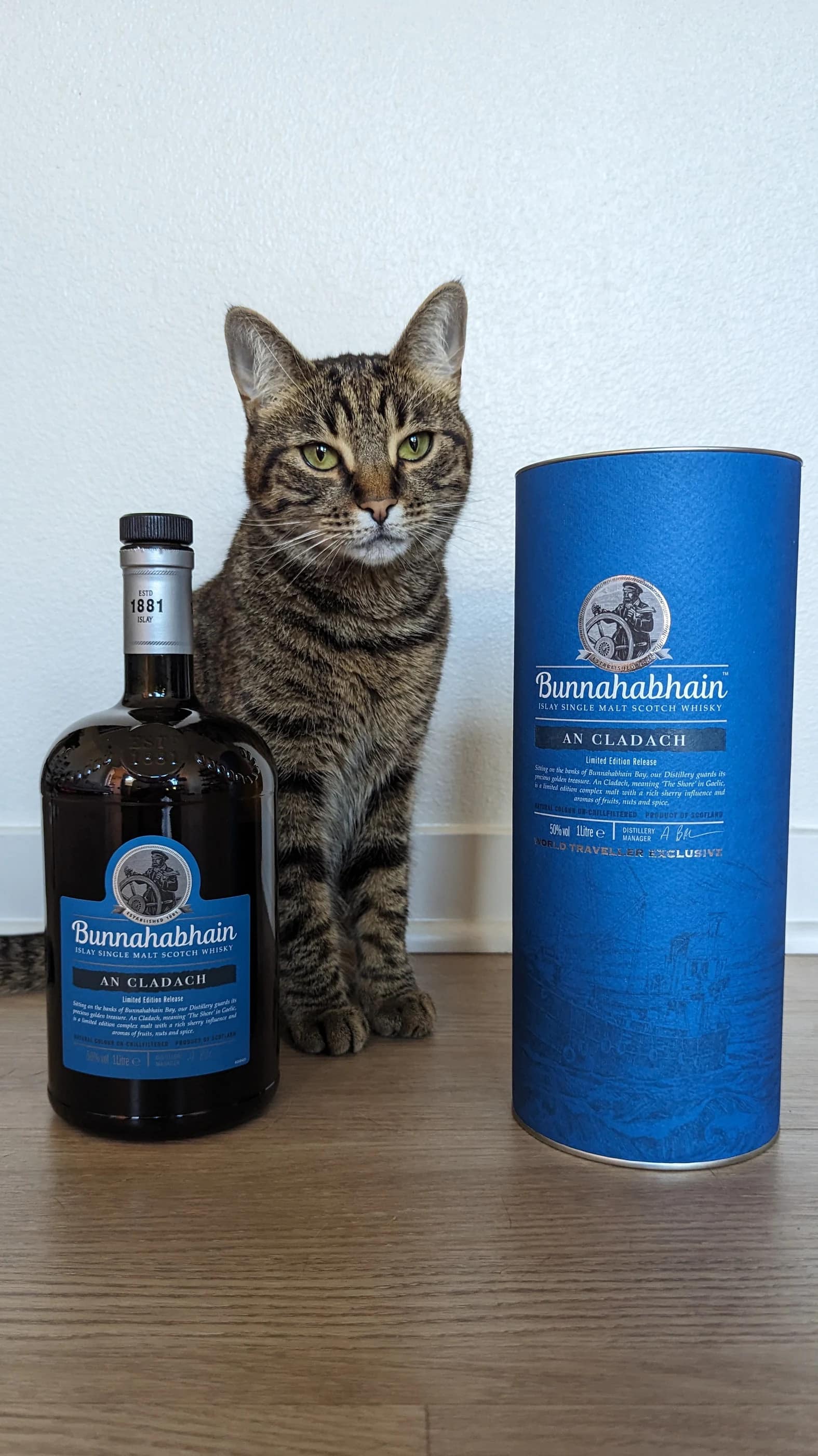 Collection photograph filed under the owner-supplied working label “An Cladach”; bottle facts await review.