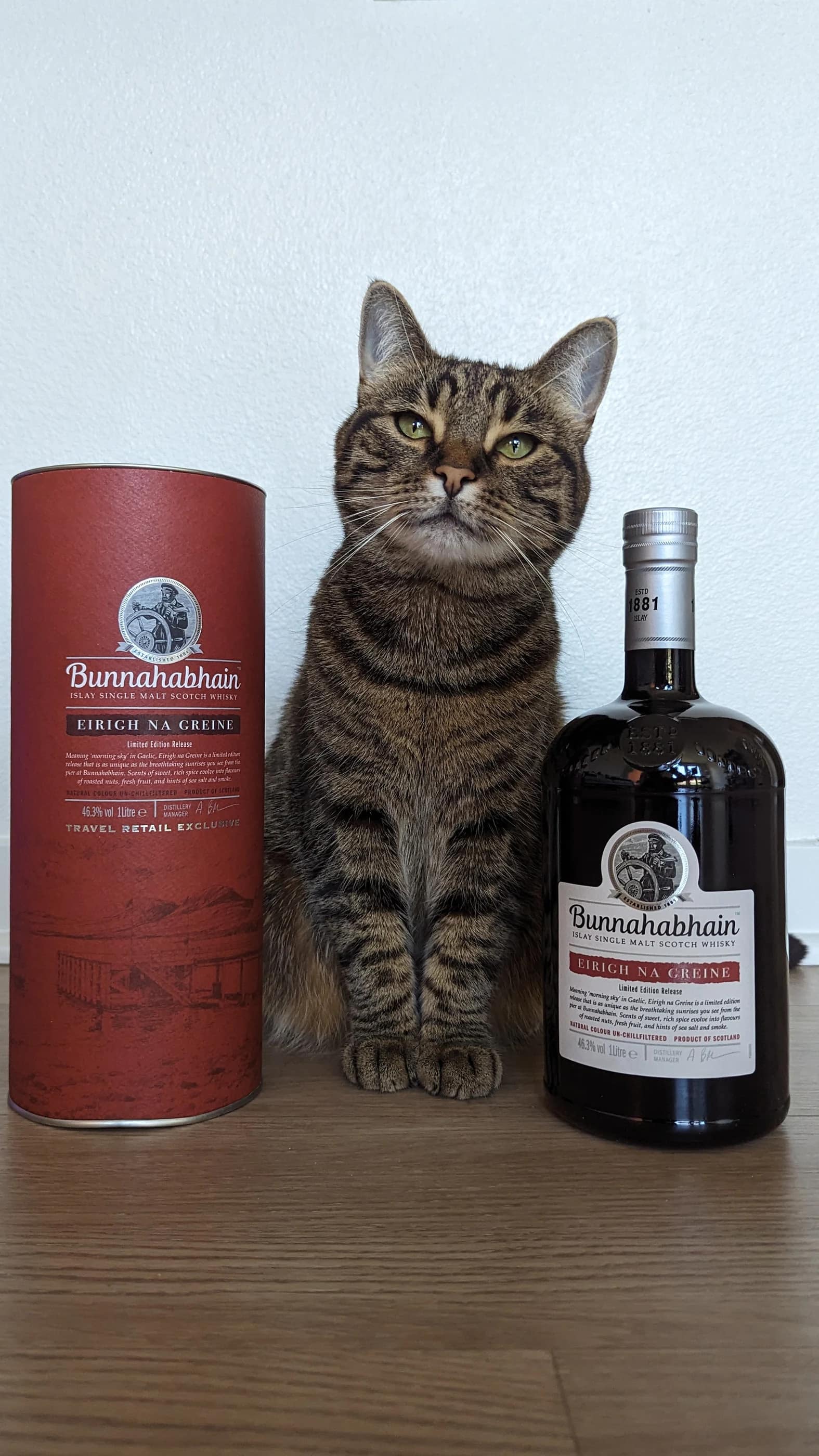 Collection photograph filed under the owner-supplied working label “Eirigh Na Greine”; bottle facts await review.