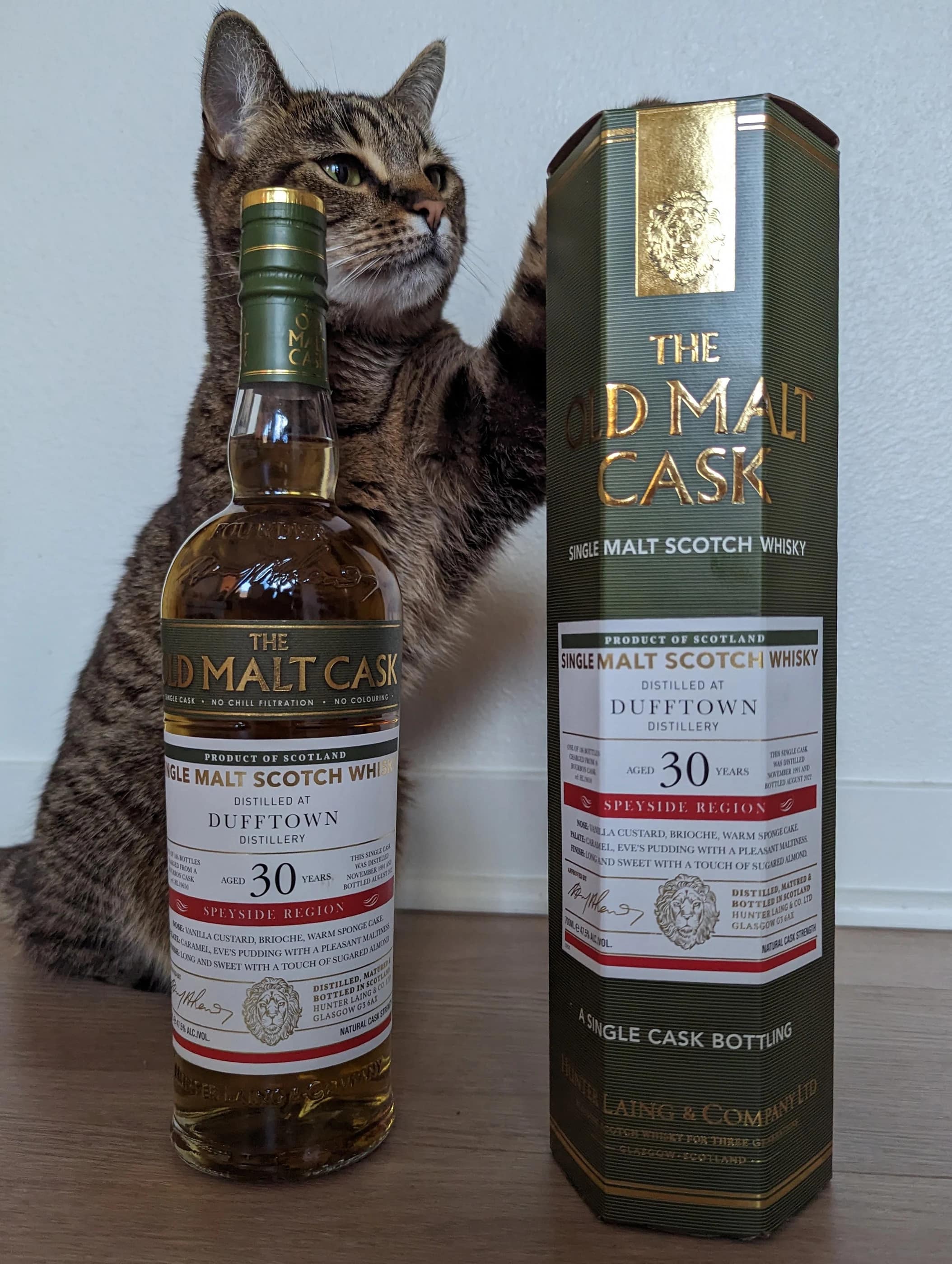Collection photograph filed under the owner-supplied working label “Dufftown 30”; bottle facts await review.