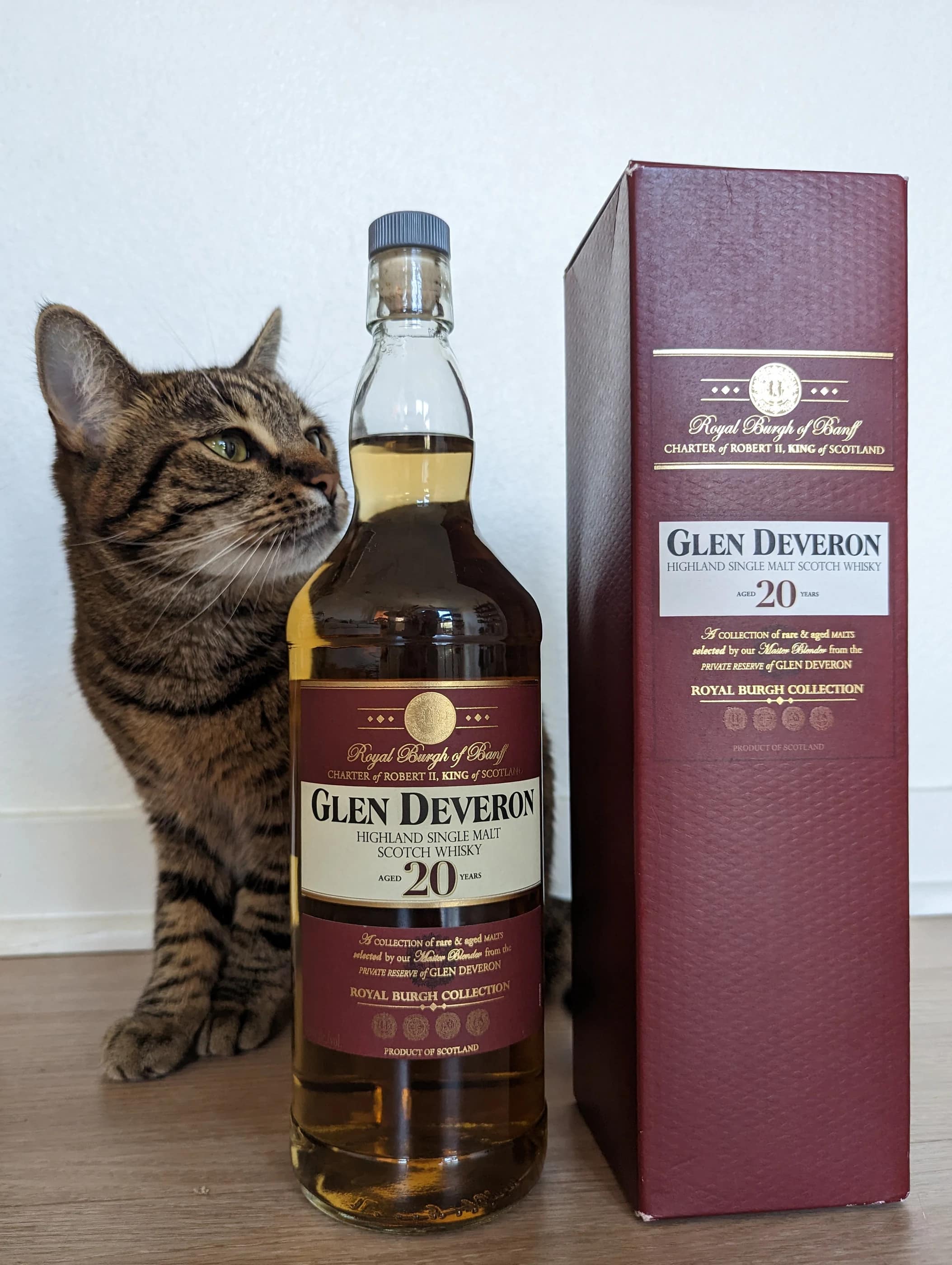 Collection photograph filed under the owner-supplied working label “Glen Deveron 20”; bottle facts await review.