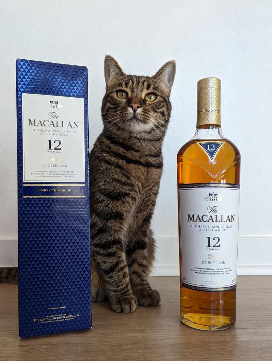 Collection photograph filed under the owner-supplied working label “Macallan 12”; bottle facts await review.
