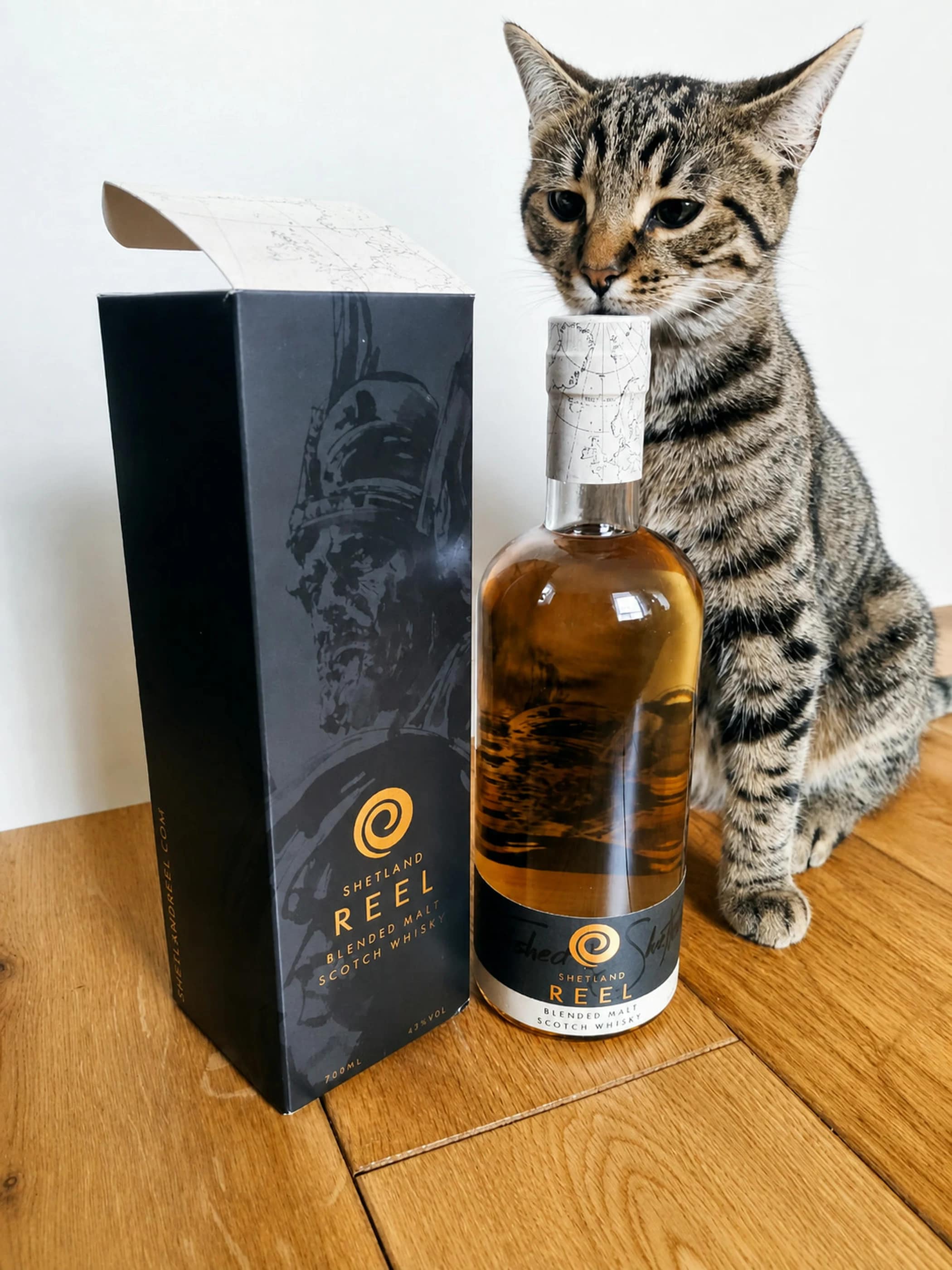 Collection photograph filed under the owner-supplied working label “Shetland Reel”; bottle facts await review.