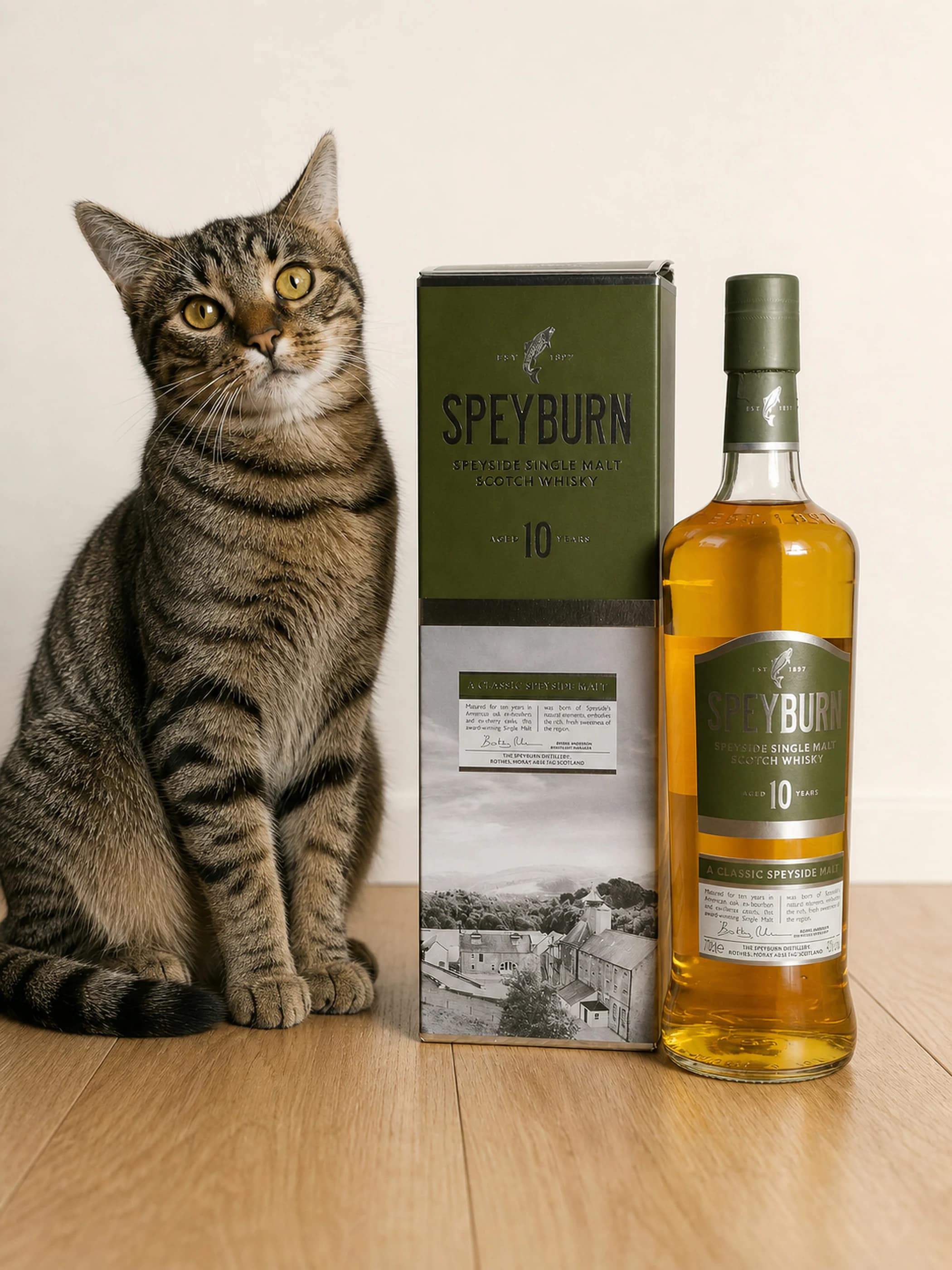 Collection photograph filed under the owner-supplied working label “Speyburn 10”; bottle facts await review.