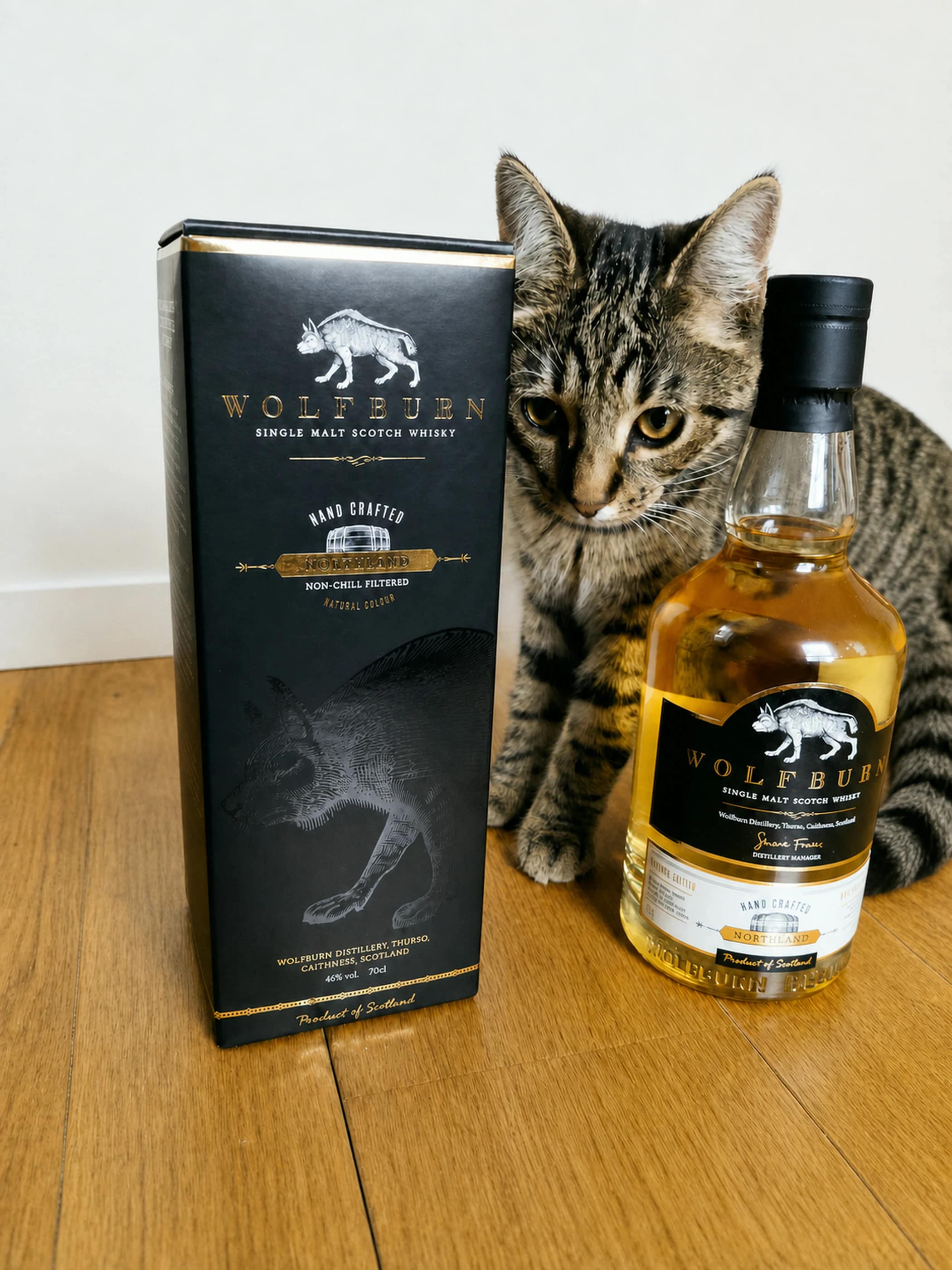 Collection photograph filed under the owner-supplied working label “Wolfburn”; bottle facts await review.