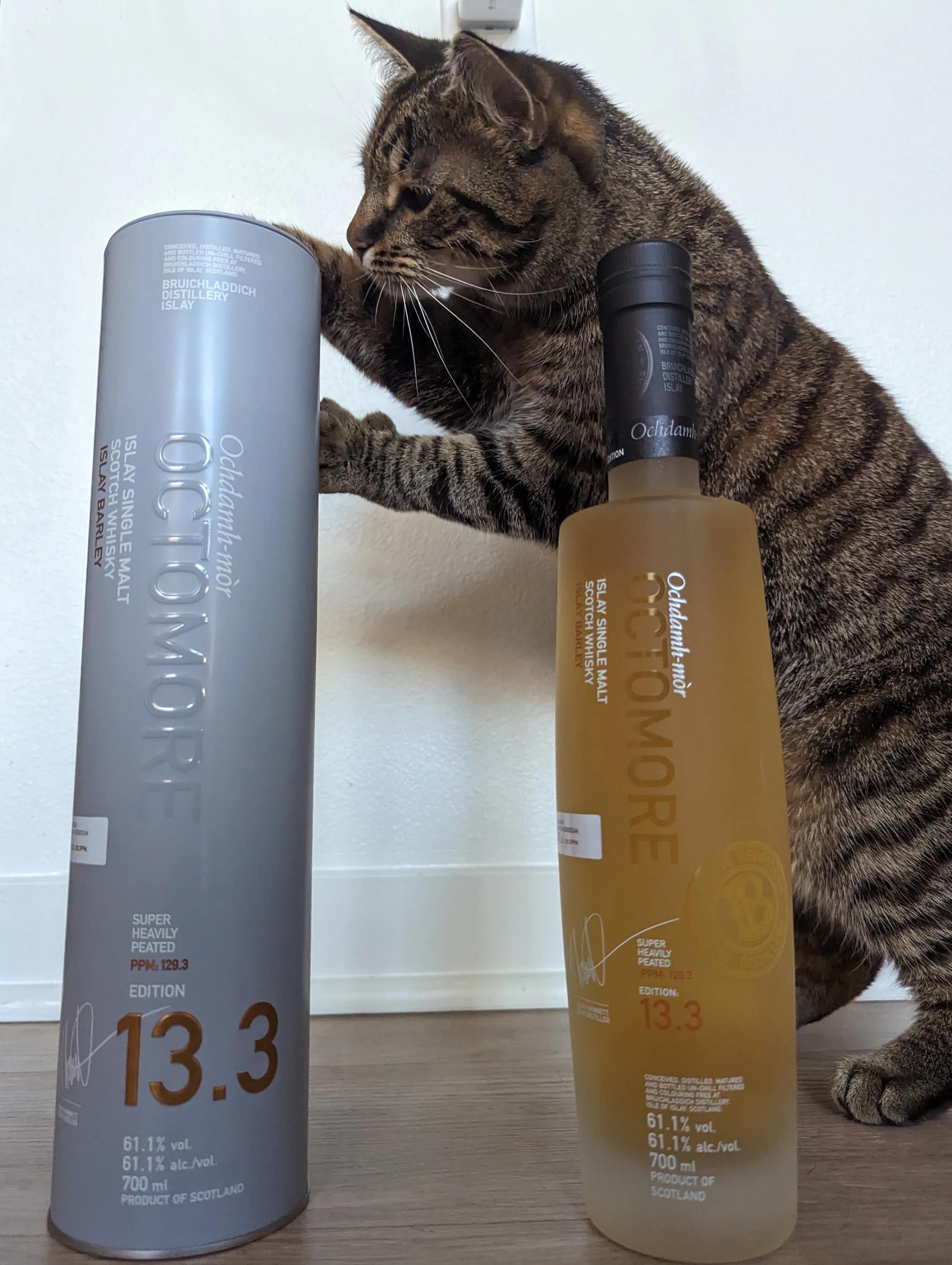 Collection photograph filed under the owner-supplied working label “Octomore 13.3”; bottle facts await review.